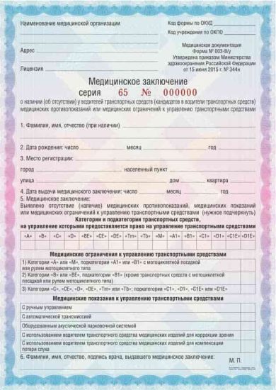 Справка в ГИБДД для водительских прав